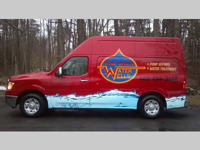 the Phil Brien Water Wells van
